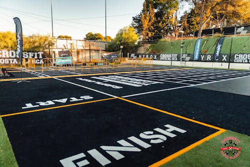 Pista de césped de alto rendimiento personalizada