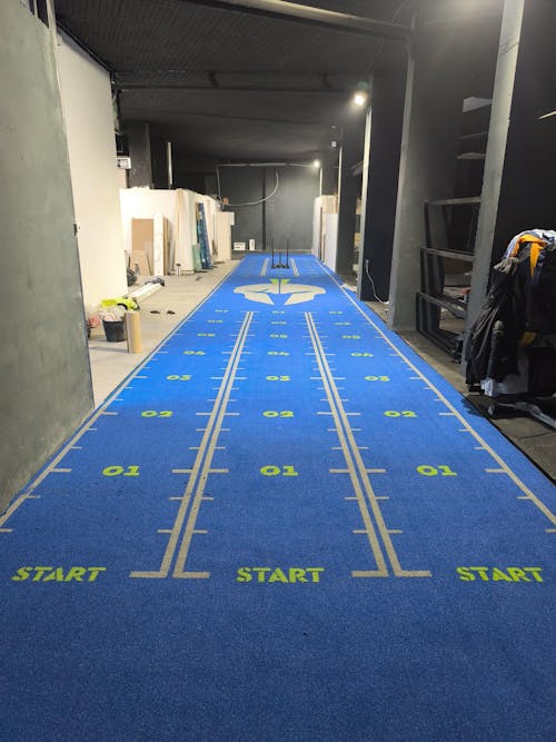 Pista de césped de alto rendimiento personalizada