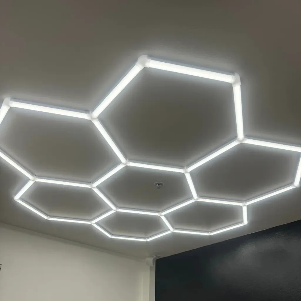 Hexagon Lights - 7 Grid Circle LED System
