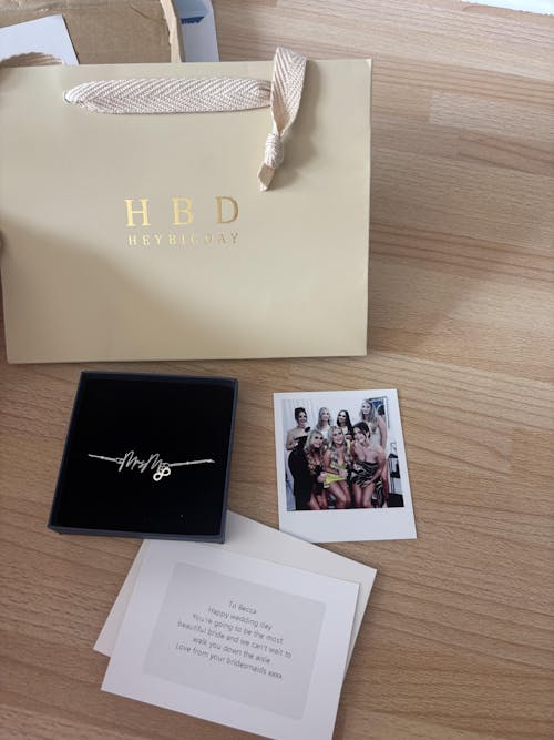 Personalised Mrs Bracelet