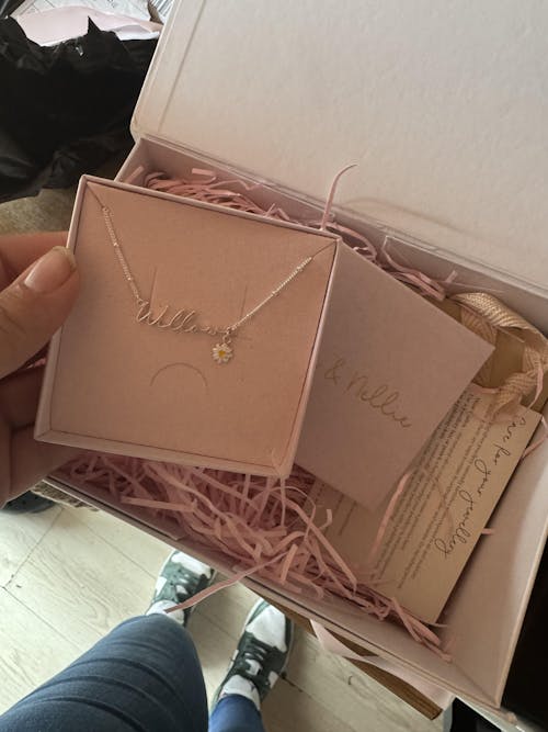 Kids Necklace & Happy Birthday Cookie Gift Box Set