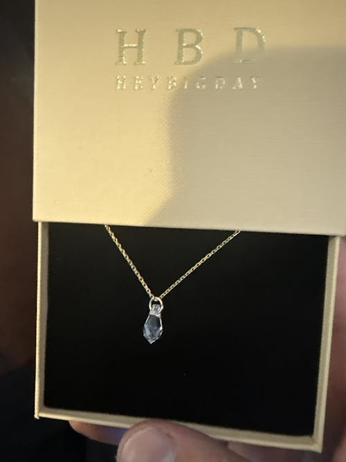 Personalised Birthstone & Initial Necklace Layered Set of 2