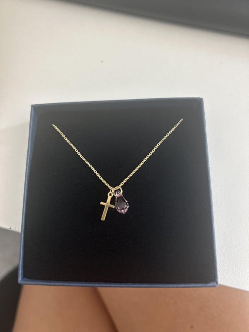 Vertical Cross Necklace