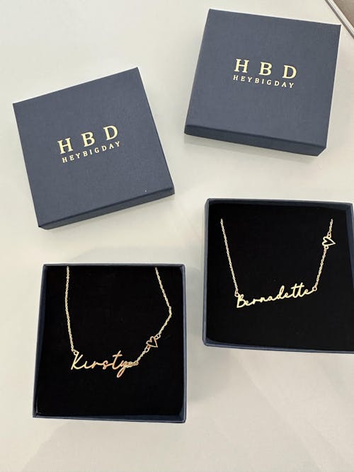 Personalised Name & Heart Necklace