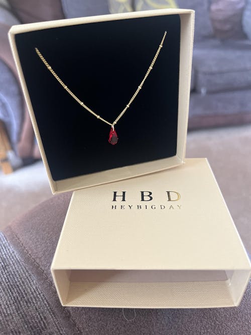 Birthstone Pendant Necklace