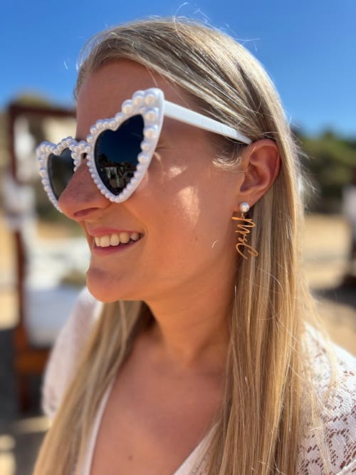 Personalised Mrs Earrings