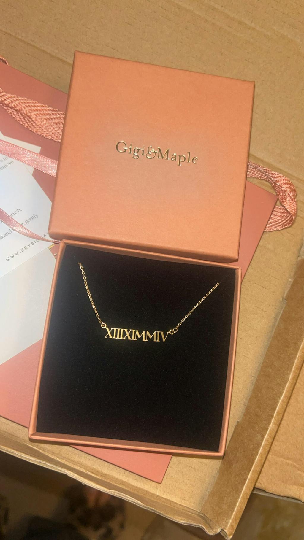 Roman Numeral Necklace by G&M