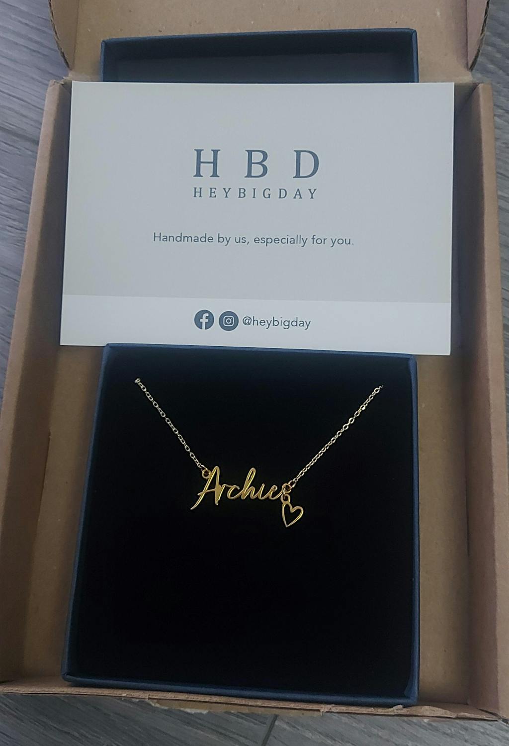 Name Necklace & Charm