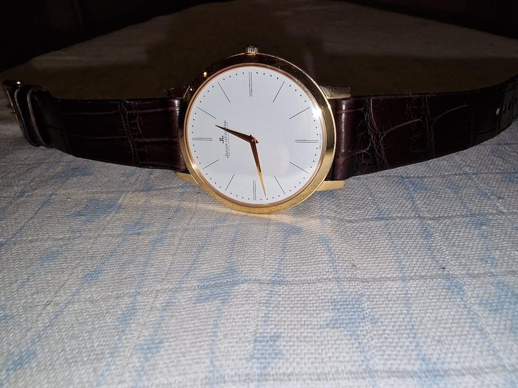 Dark Brown No Padding Alligator Watch Strap