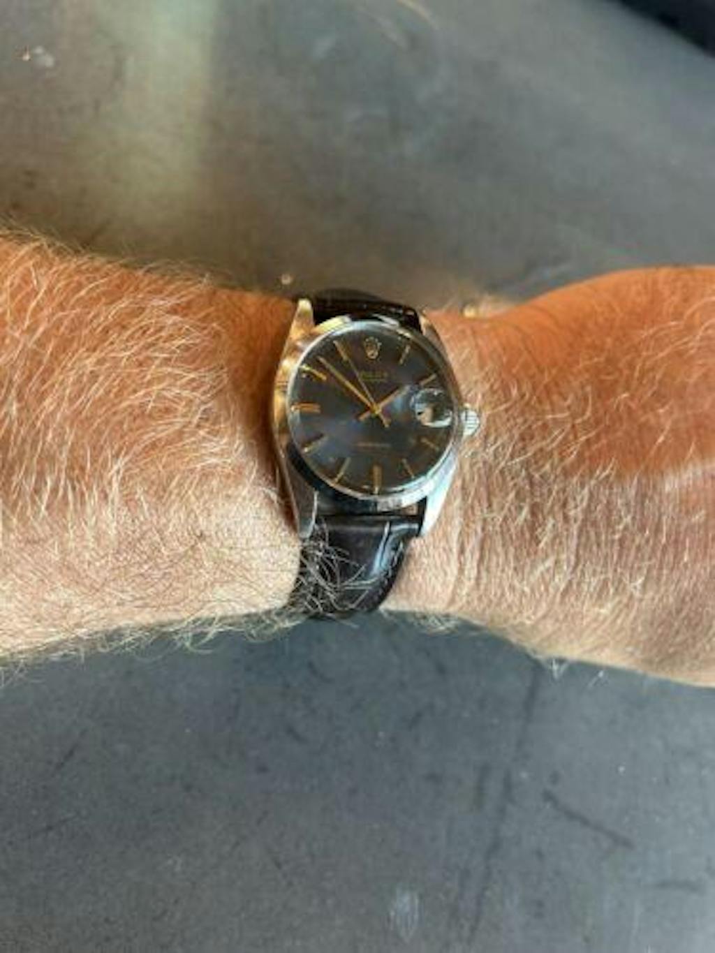 Black Alligator Watch Strap