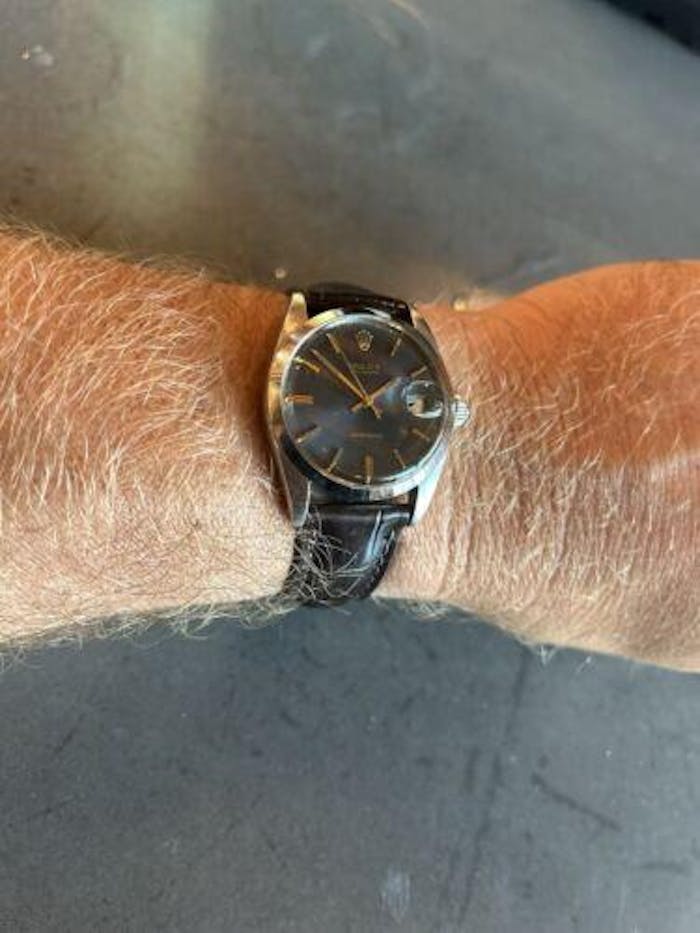 Black Alligator Watch Strap