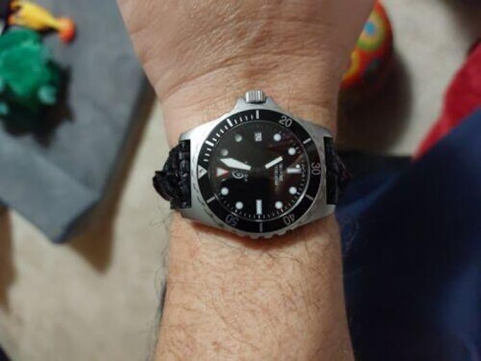 Black Hornback Alligator Watch Strap