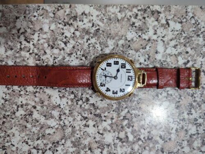 Brown Ostrich Leg Watch Strap