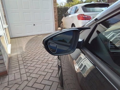 VW Scirocco M-Style Gloss Black Mirror Caps