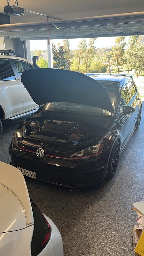 VW Golf MK7/7.5 M-Style Gloss Black Mirror Caps