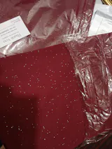 CHERRY LUSTER -Glitter georgette