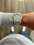 SEIKO MOD DATEJUST OLIVE GREEN MEN'S WATCH