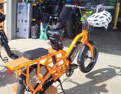 Electric Cargo Bike, 750w Electric Delivery Bike HJM E MTB