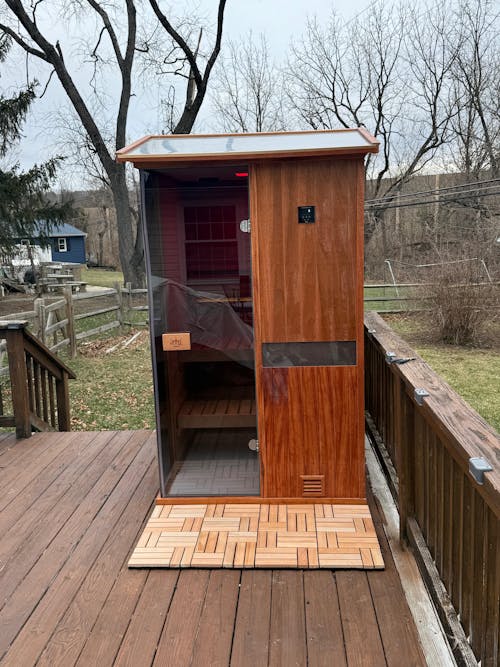 Aurora Outdoor Steam Sauna - 2 Person | Model 702VT