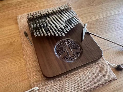 34-Key Chromatic Kalimba: Pro Performance & Stage Recording Essential | HLURU Patented Comfort