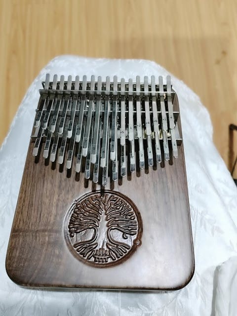 34-Key Chromatic Kalimba: Pro Performance & Stage Recording Essential | HLURU Patented Comfort