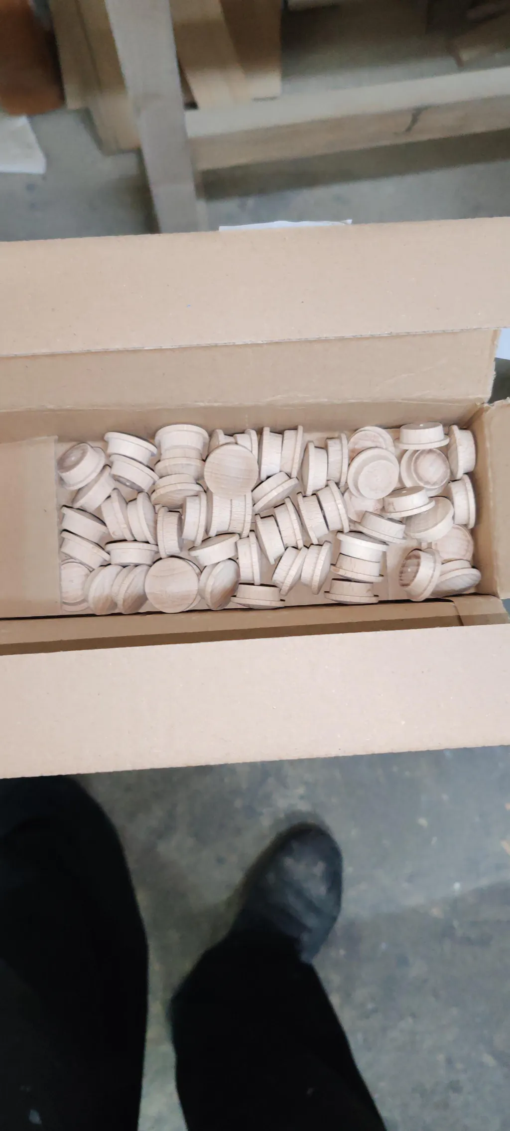 Drveni čep za nameštaj - 20x25mm - Pokrivna kapica za šrafove