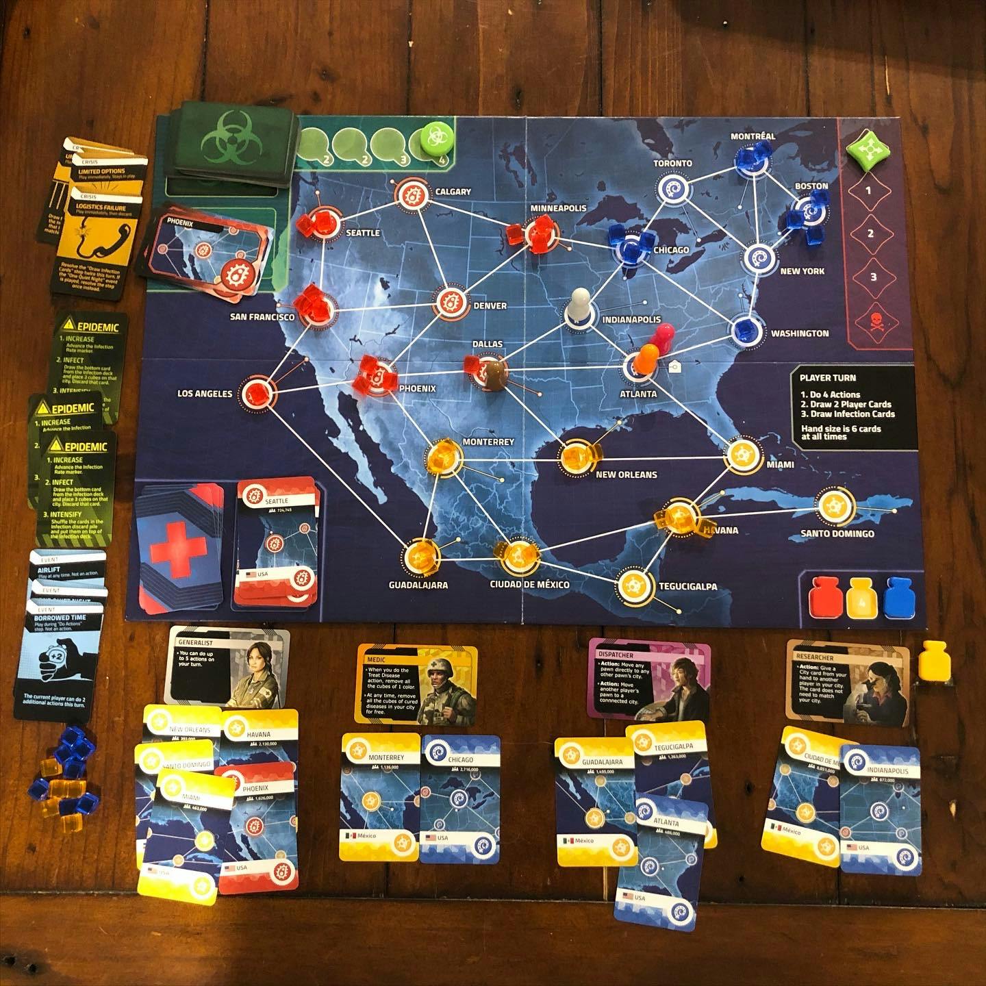 Pandemic Hot Zone North America Board Game Hobby Games