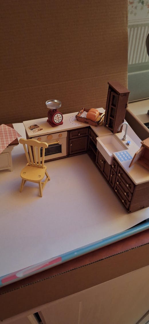 Book nook diorama: Baking Kitchen