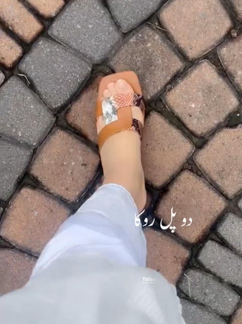 Leather Slides Sandals