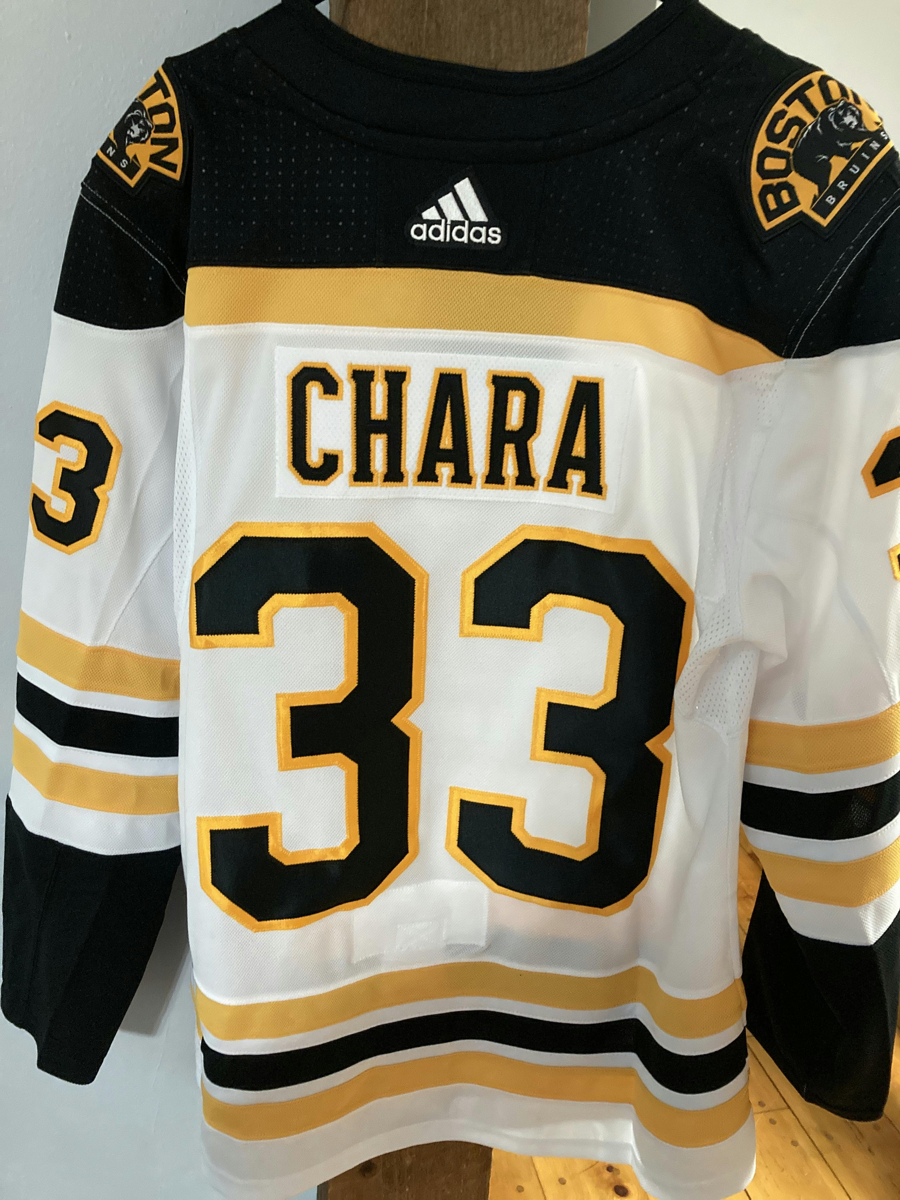 chara bruins jersey