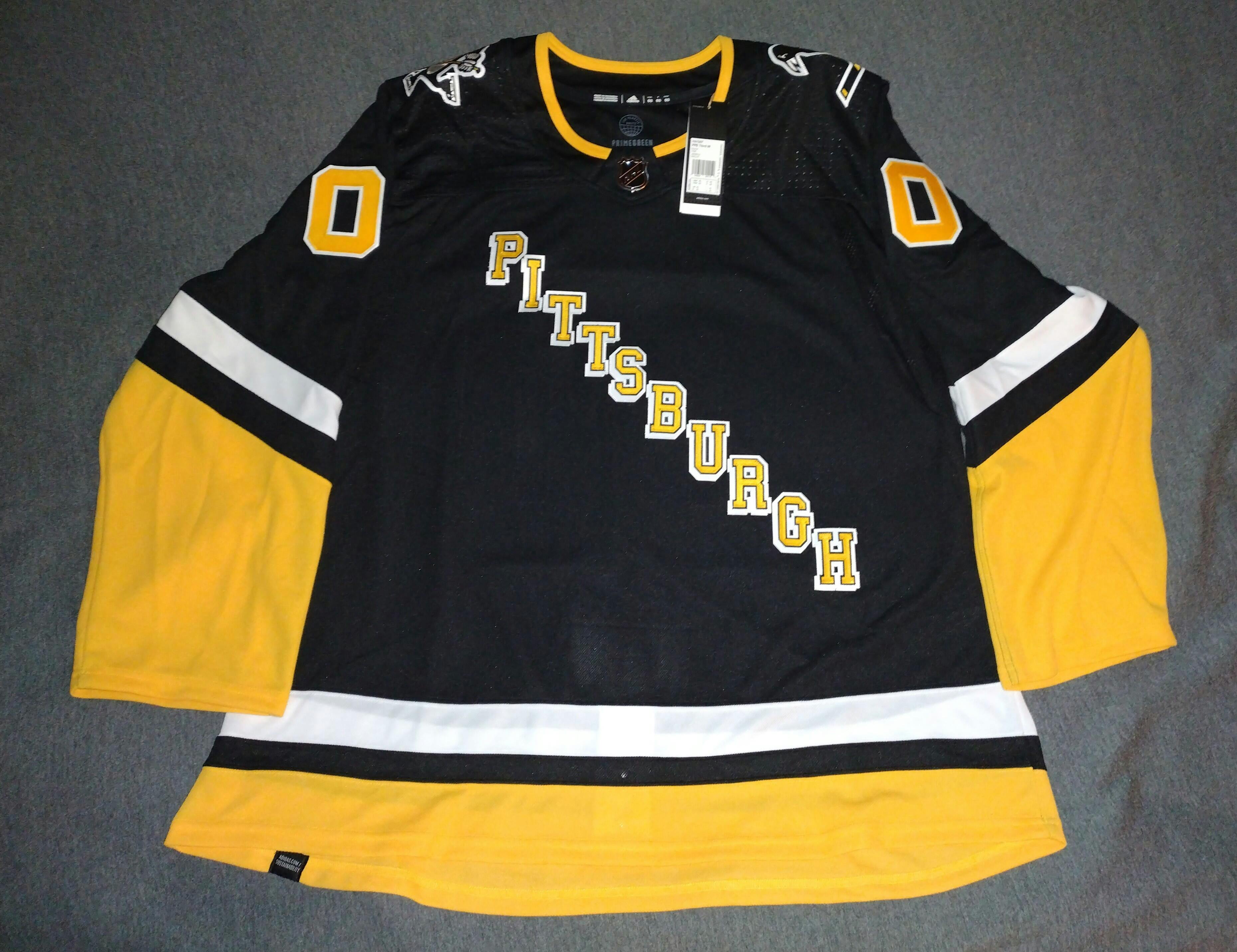 Adidas Bryan Rust Pittsburgh Penguins NHL Hockey Jersey high quality Yellow Alternate 50