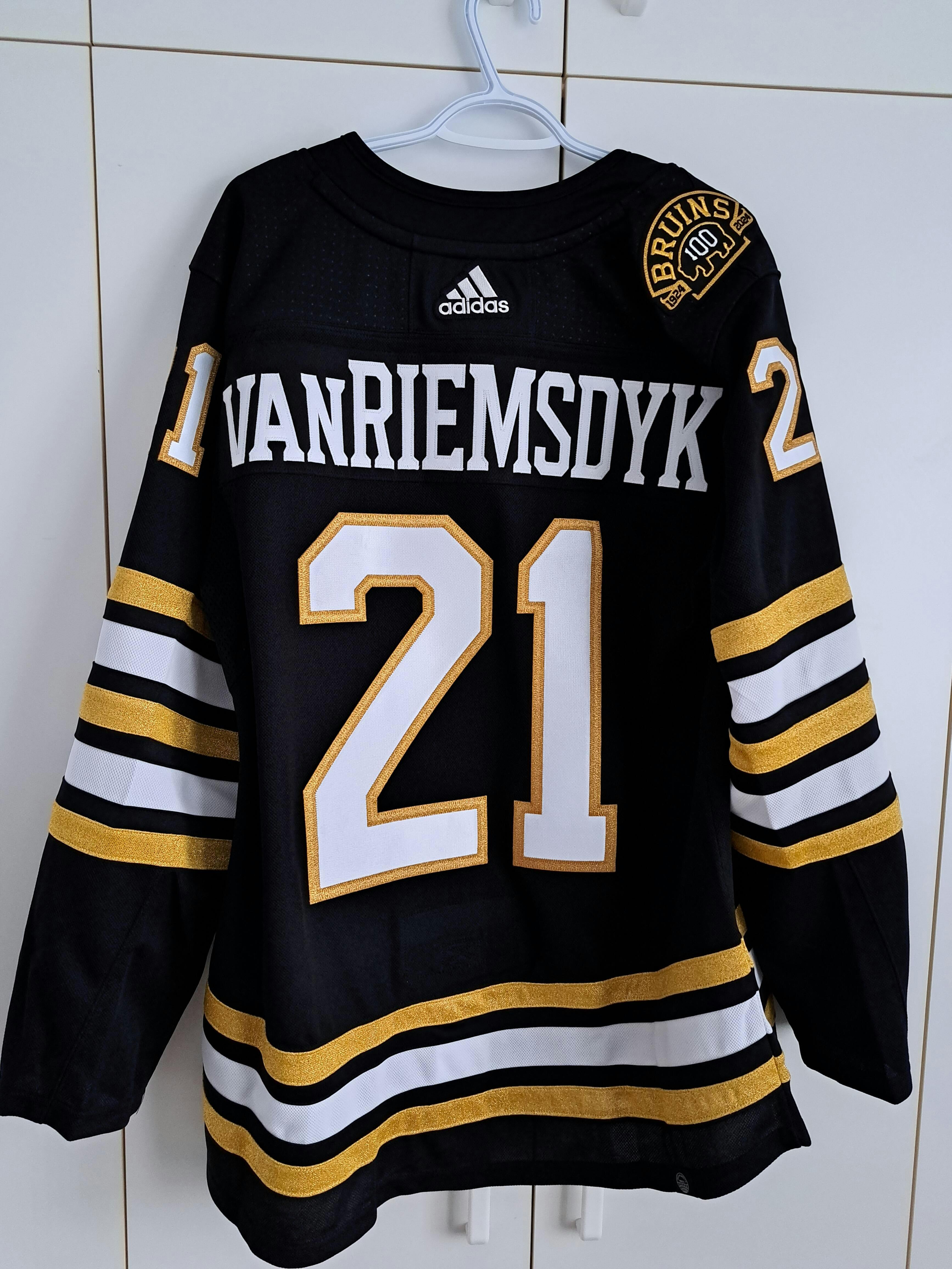ANY NAME AND NUMBER BOSTON BRUINS HOME CENTENNIAL ADIDAS PRIMEGREEN NH