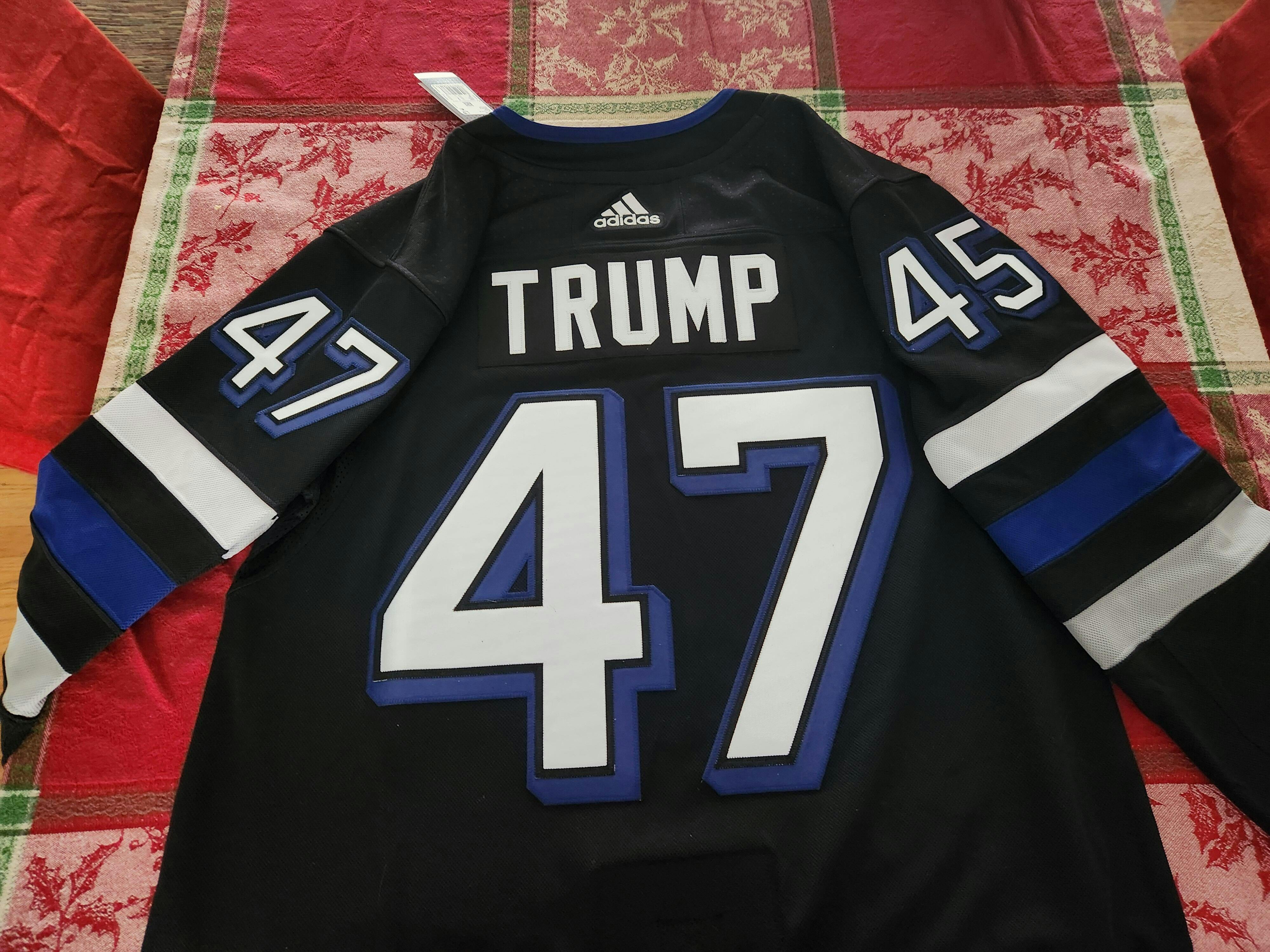 ANY NAME AND NUMBER TAMPA BAY LIGHTNING AUTHENTIC THIRD ADIDAS NHL JER