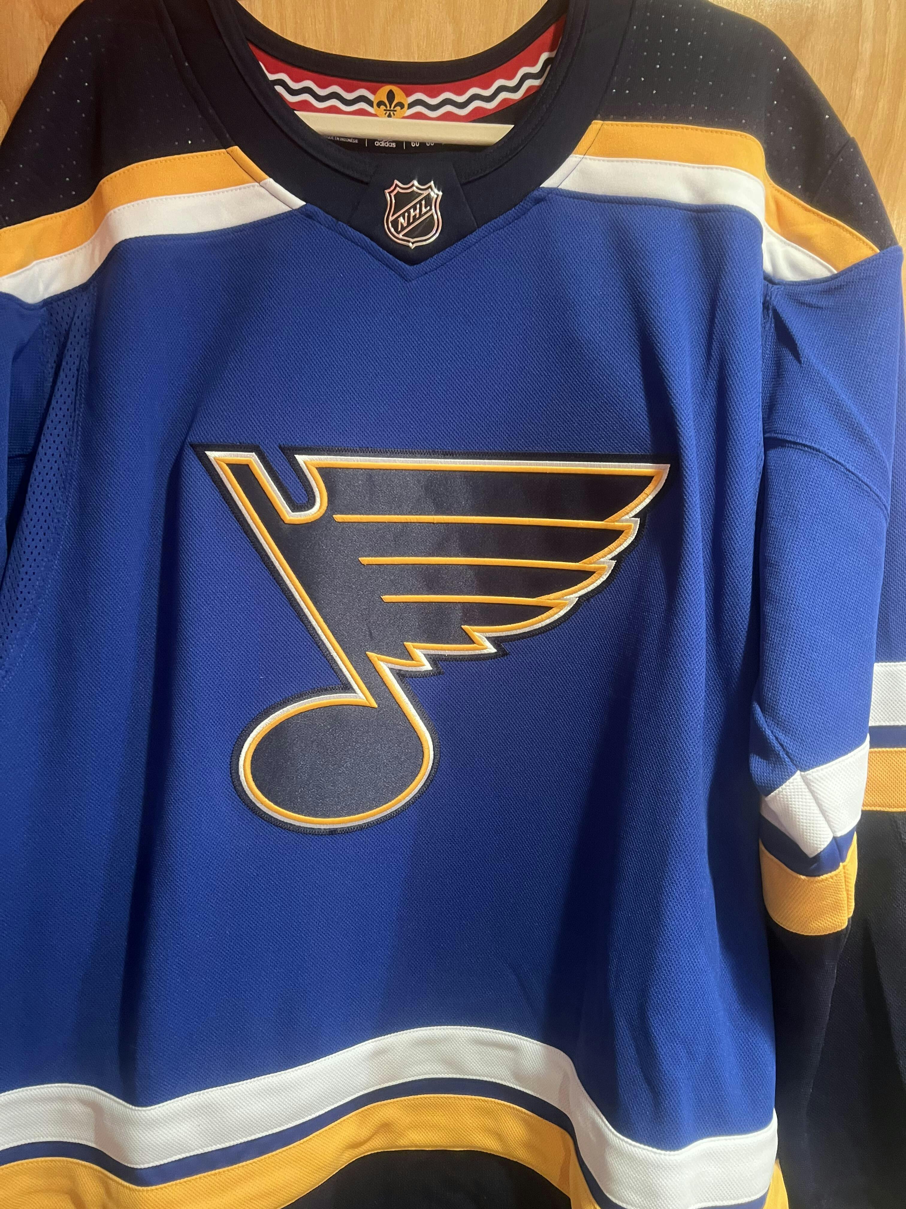 NHL shops adidas St. Louis Blues Away Primegreen Jersey Size 44(xs)