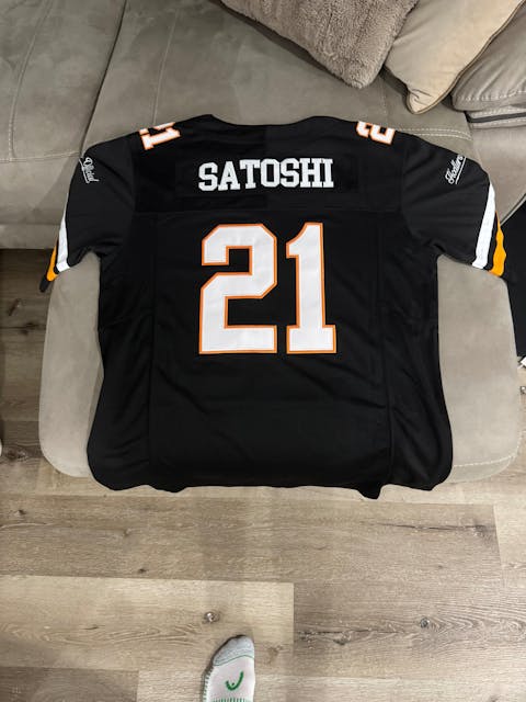 Team Bitcoin Football Jersey