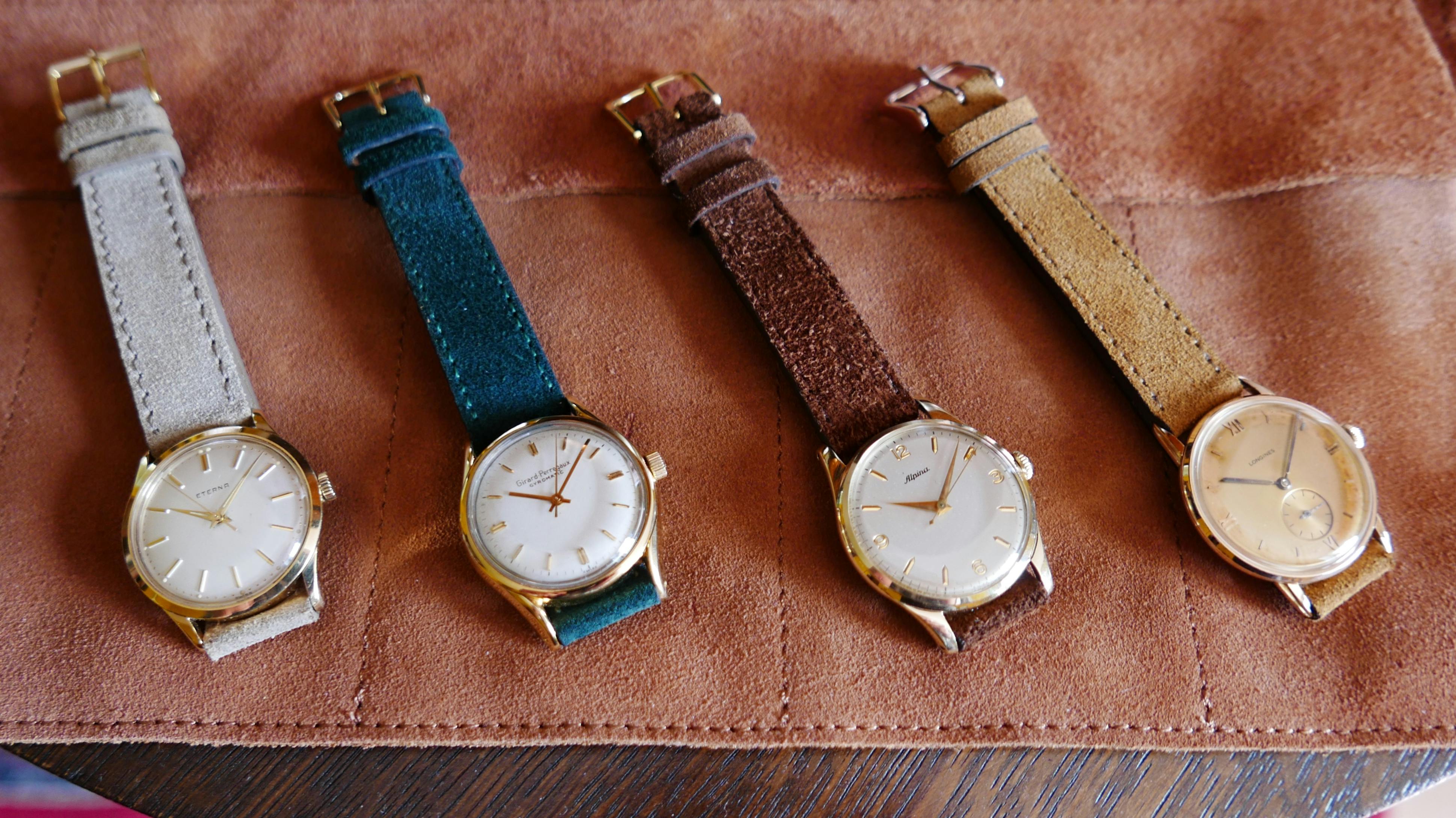 Hirsch Kansas Green Leather Watch Strap | Holben's Fine Watch Bands |  Reviews on Judge.me