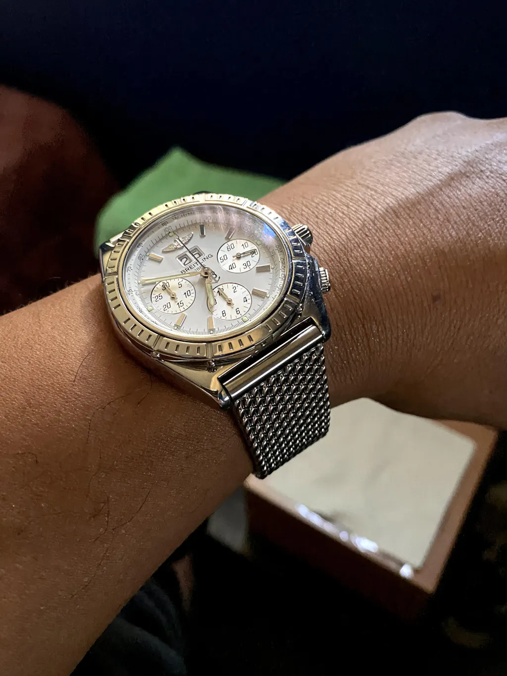 Staib 2784 2785 Matte Milanese Steel Mesh Watch Band