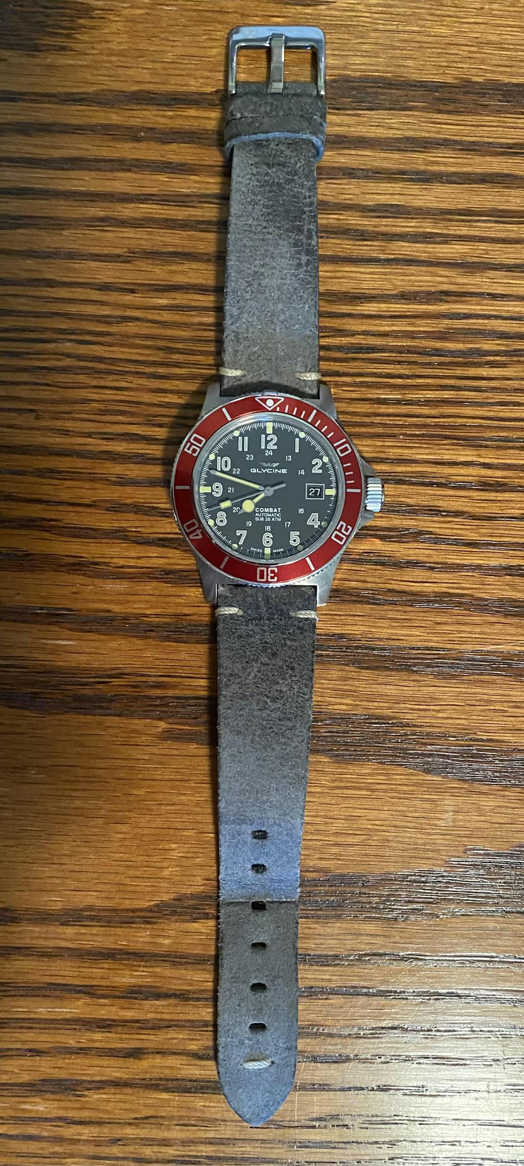 ColaReb Firenze Rust Leather Watch Band Strap Holben's