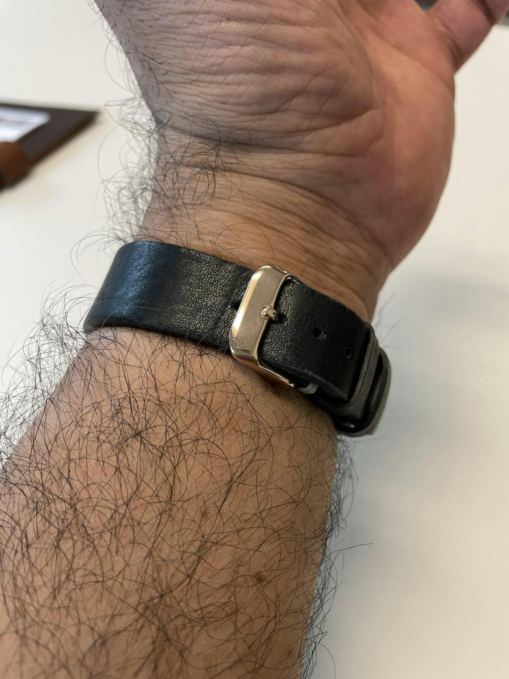 Fluco Hunter Racing Whiskey Leather Watch Band Strap Holben's