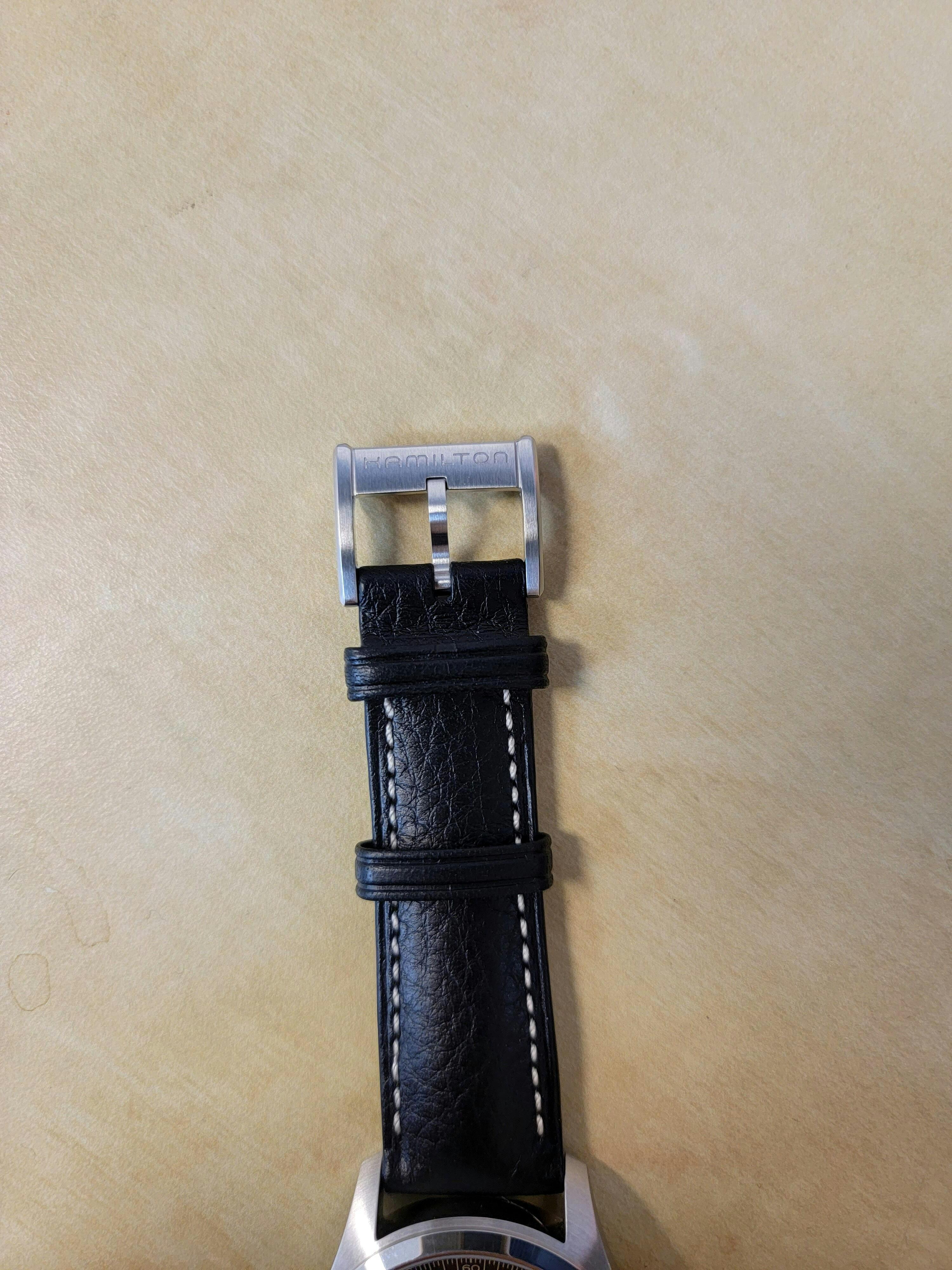 Hirsch Boston Brown Vegetable-Tanned Leather Watch Strap