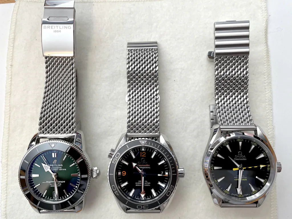 Staib 2792 Polished Milanese Mesh Steel Watch Band