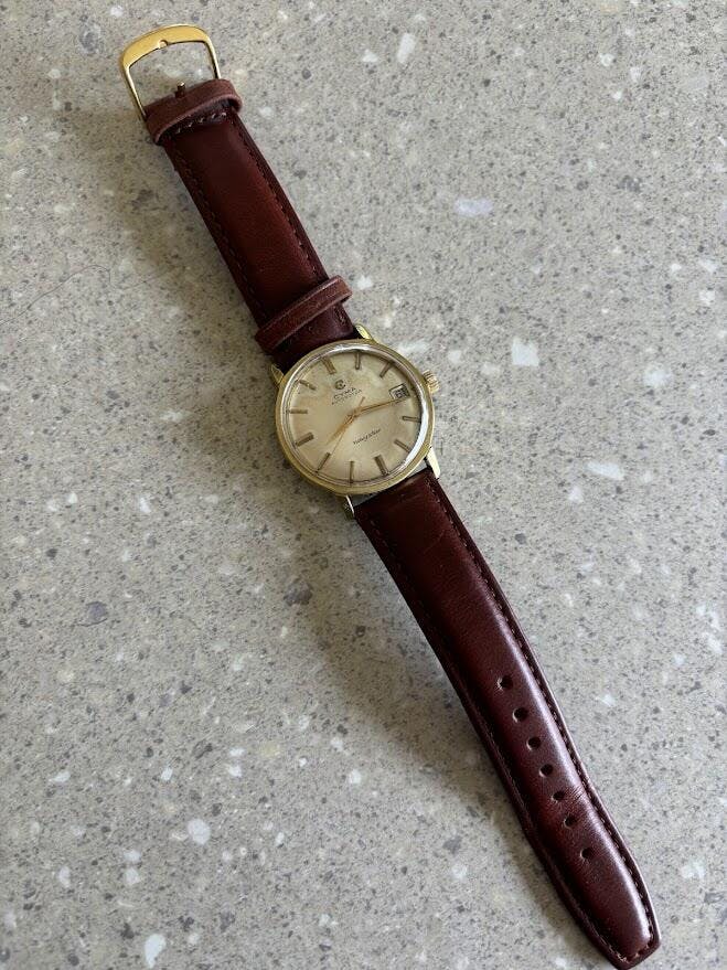 Hadley-Roma MS881 Black Oil-Tanned Leather Watch Band Strap