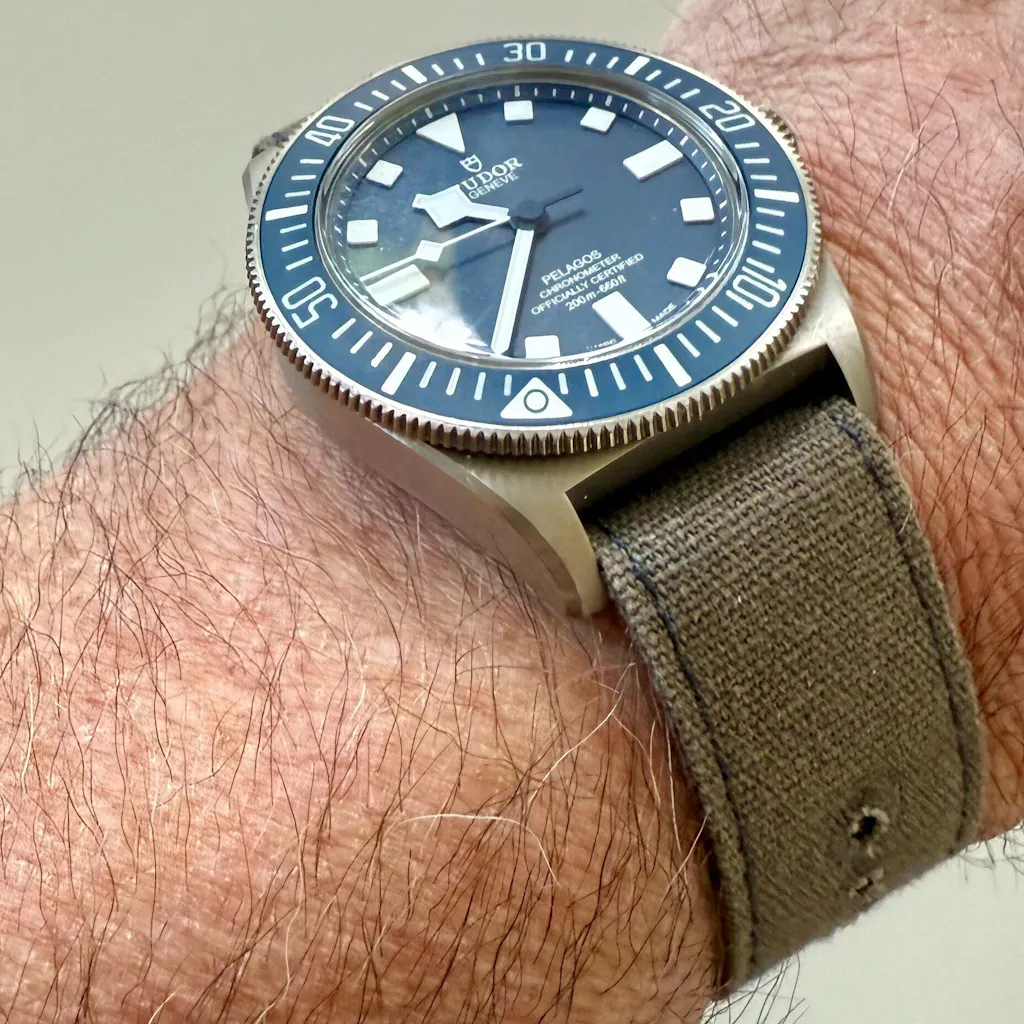 Haveston M-1944C Green Single-Pass Canvas Watch Strap