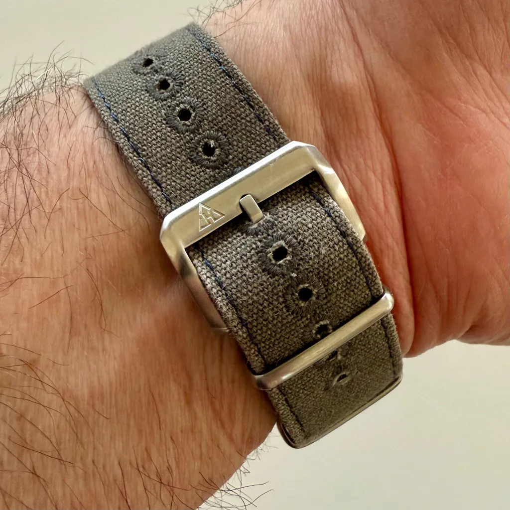 Haveston M-1944C Green Single-Pass Canvas Watch Strap