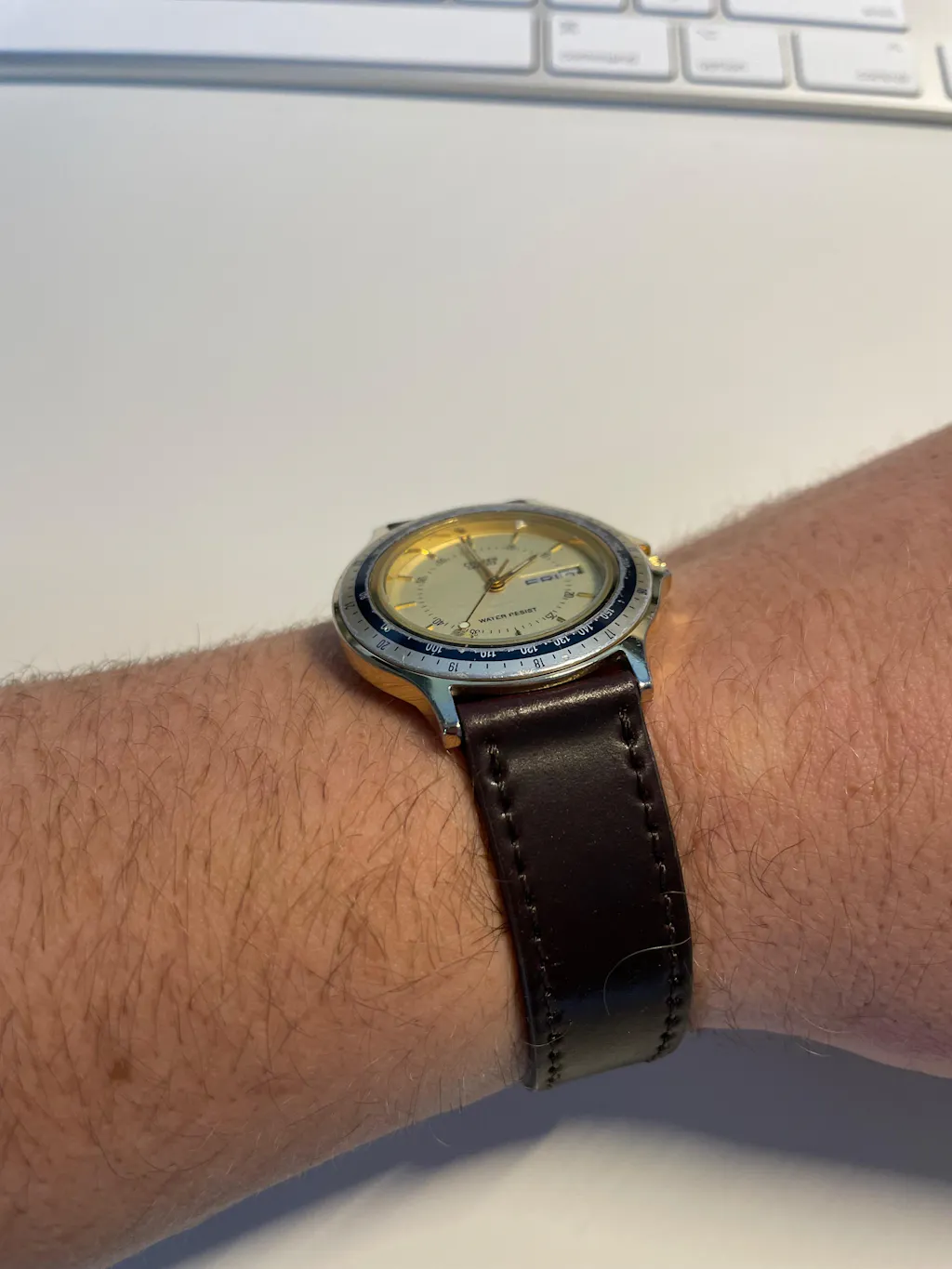 Fluco Chicago Whiskey Horween Shell Cordovan Watch Strap