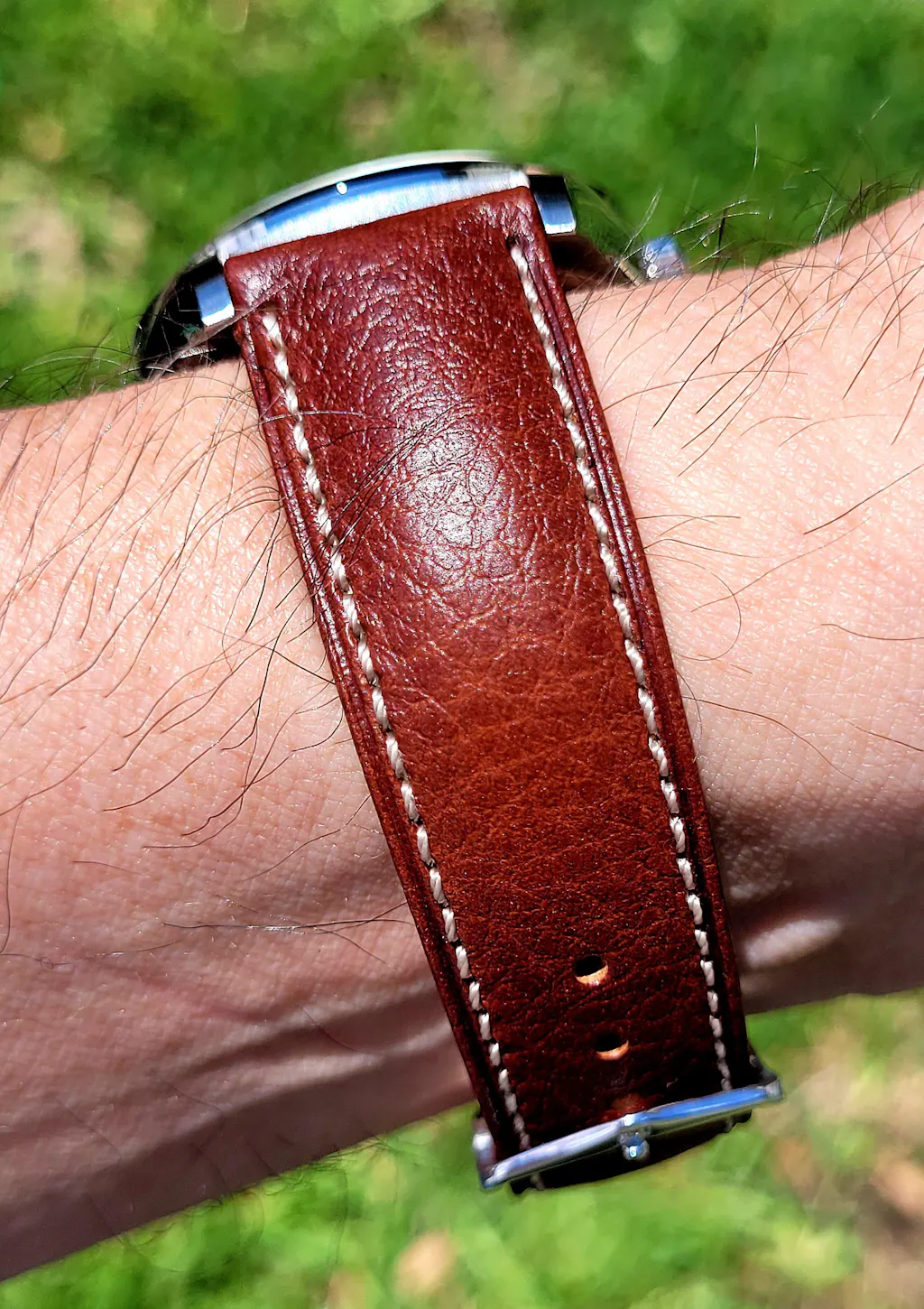 Cinturino HIRSCH Boston In Pelle Bufalo, Classico Con Sgancio Rapido, 18 Mm, Per Uomo E Donna