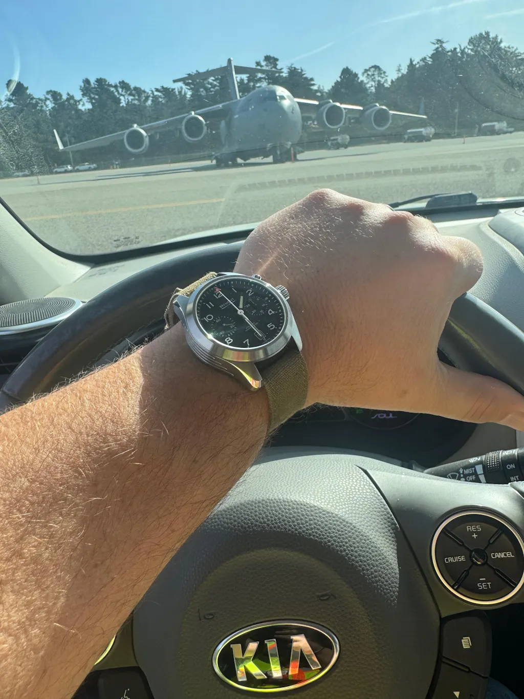 Haveston M-1944C Green Single-Pass Canvas Watch Strap