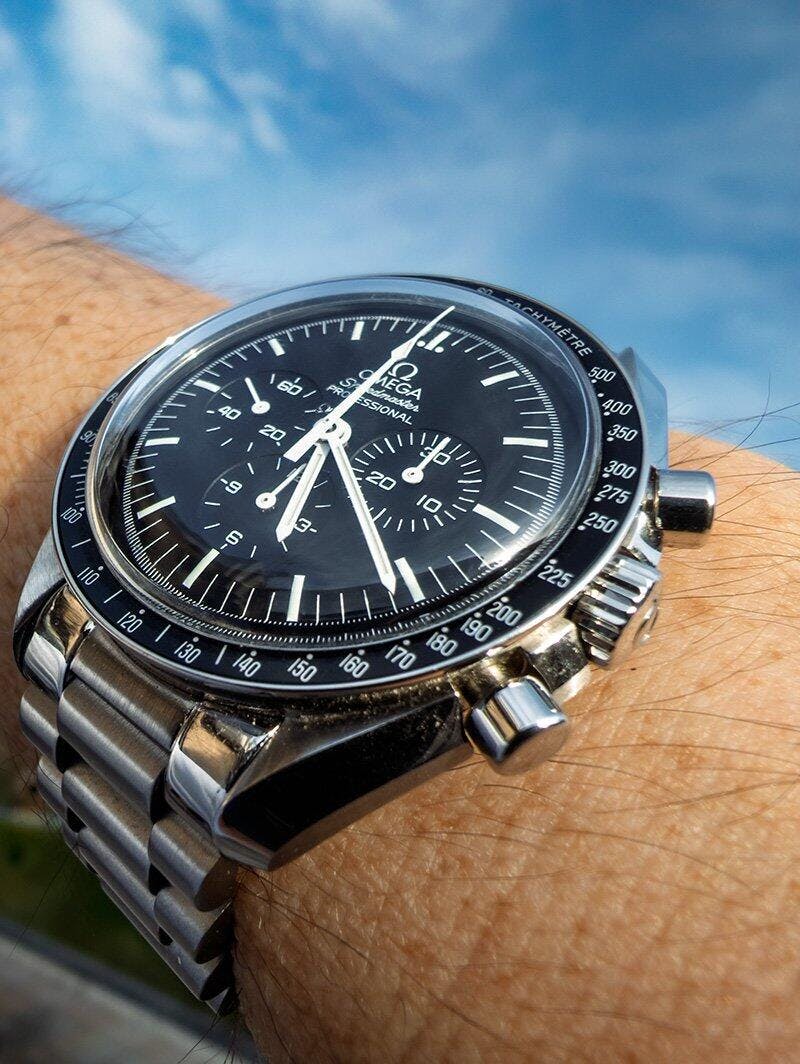 Forstner President 1450 Omega Speedmaster Steel Watch Band