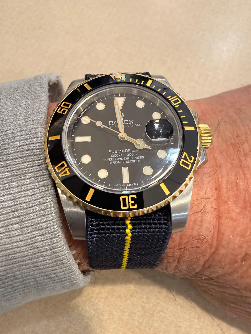 Erika's Originals Mirage Grey / Yellow MN Watch Band Strap