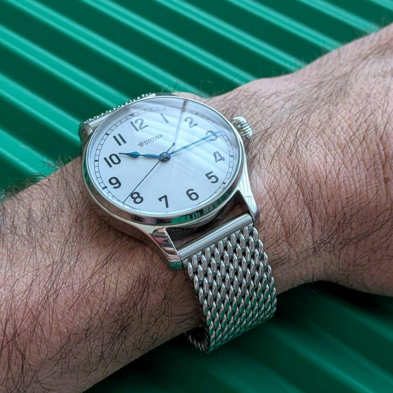 Staib Dive Extension Matte Milanese Steel Mesh Watch Band